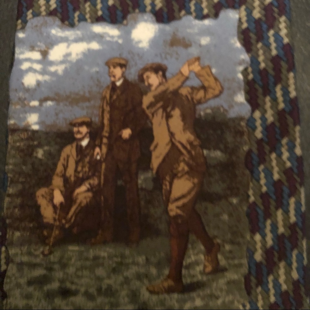 Beautiful Vintage Heusen 417 Golf Ties